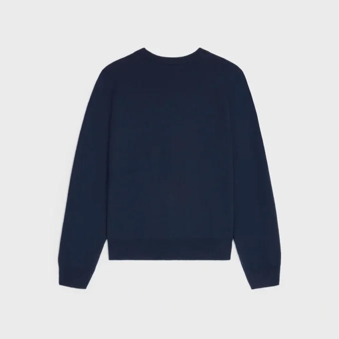 Maglione girocollo in lana fine Maglione girocollo in lana fine