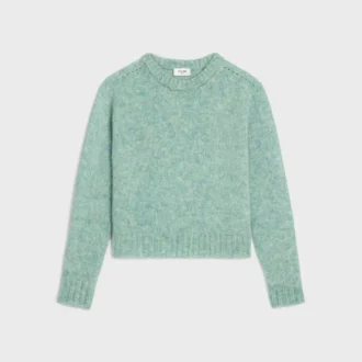 Maglione girocollo in lana Shetland