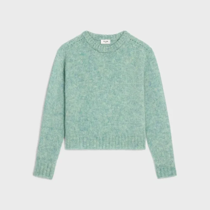Maglione girocollo in lana Shetland Maglione girocollo in lana Shetland