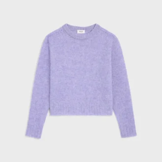Maglione girocollo in lana Shetland