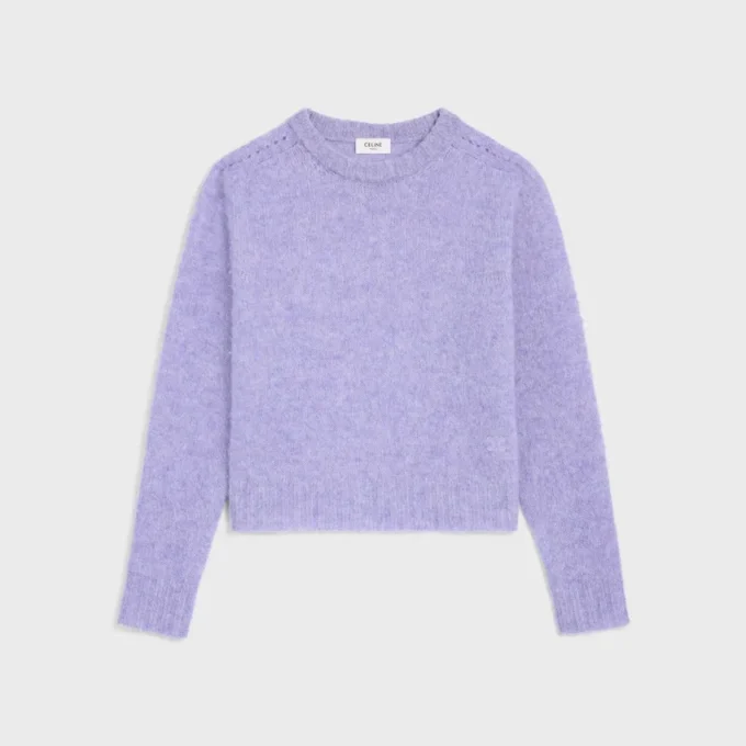 Maglione girocollo in lana Shetland Maglione girocollo in lana Shetland