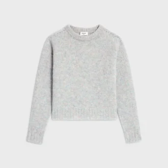 Maglione girocollo in lana Shetland
