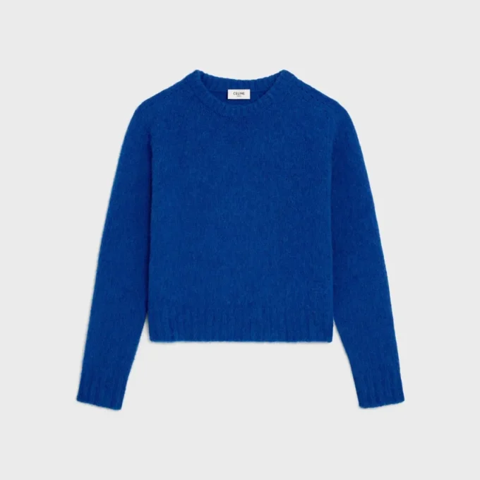 Maglione girocollo in lana Shetland Maglione girocollo in lana Shetland