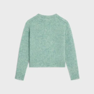 Maglione girocollo in lana Shetland