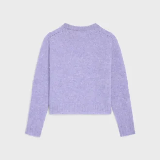 Maglione girocollo in lana Shetland