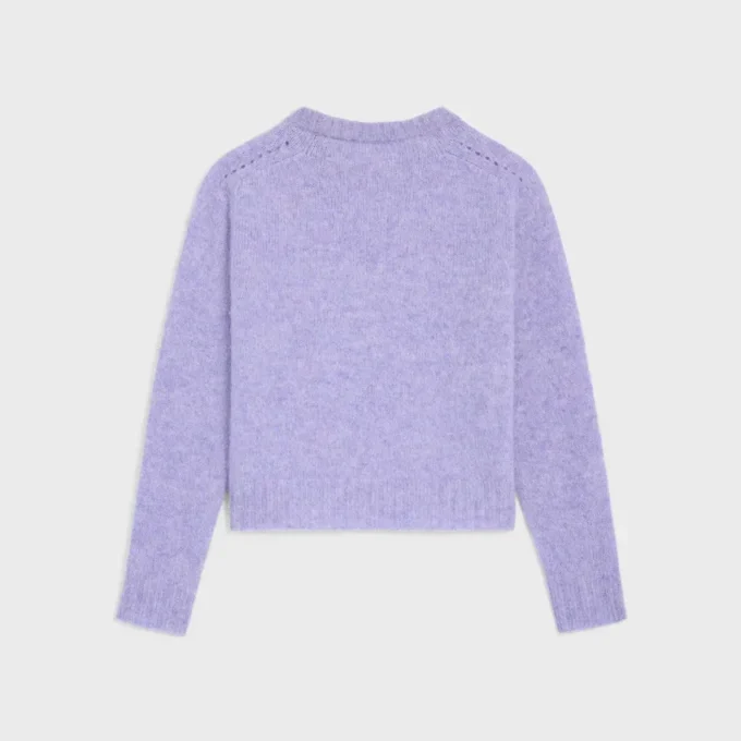 Maglione girocollo in lana Shetland Maglione girocollo in lana Shetland