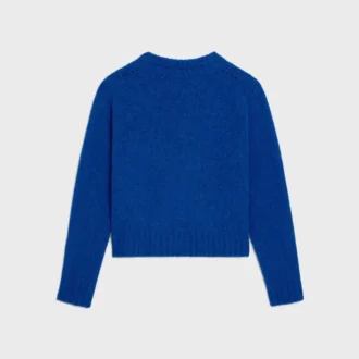 Maglione girocollo in lana Shetland