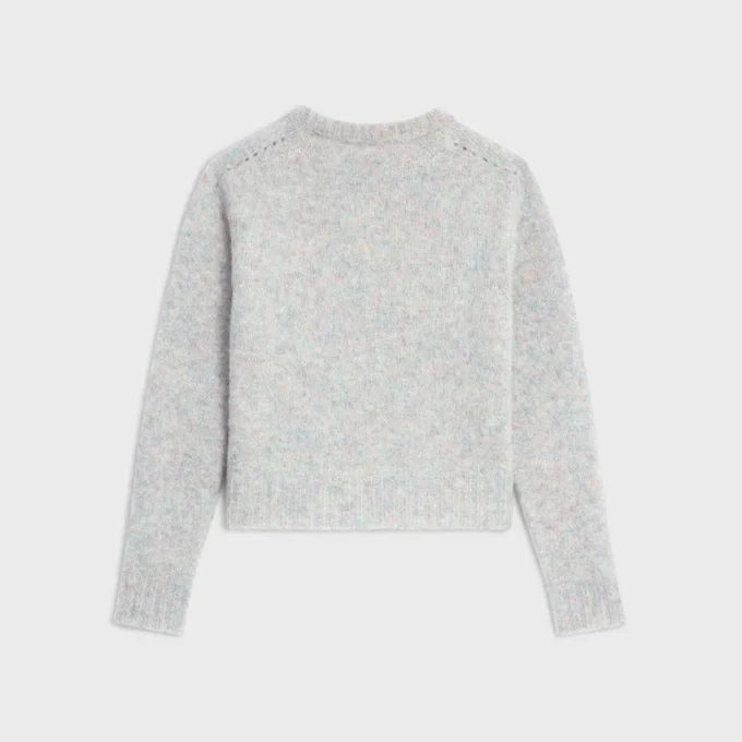 Maglione girocollo in lana Shetland Maglione girocollo in lana Shetland