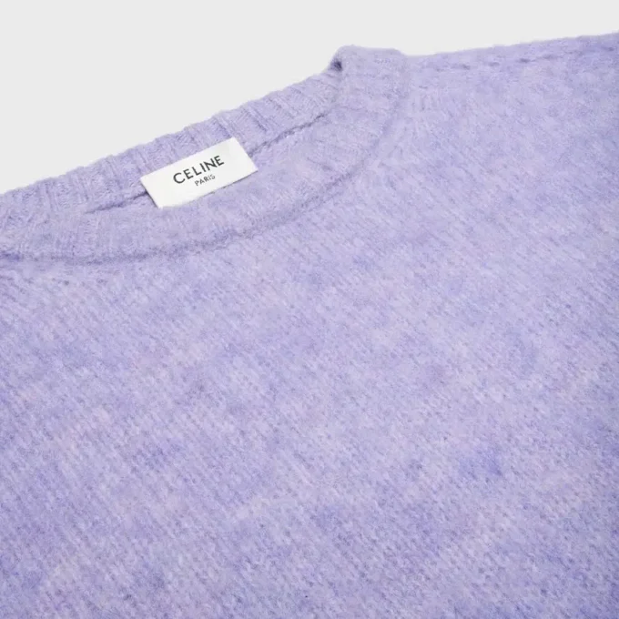 Maglione girocollo in lana Shetland Maglione girocollo in lana Shetland