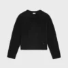 Maglione girocollo in mohair spazzolato Maglione girocollo in mohair spazzolato