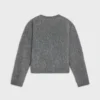 Maglione girocollo in mohair spazzolato Maglione girocollo in mohair spazzolato