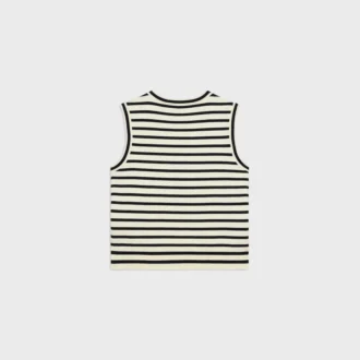 Maglione marinière senza maniche Triomphe in lana