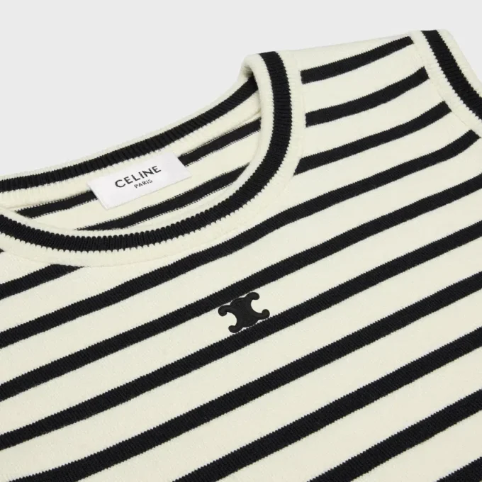 Maglione marinière senza maniche Triomphe in lana Maglione marinière senza maniche Triomphe in lana