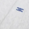 Maglione oversize a girocollo in felpa di cotone Maglione oversize a girocollo in felpa di cotone