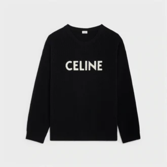 Maglione oversize CELINE in lana a coste