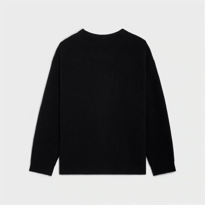 Maglione oversize CELINE in lana a coste