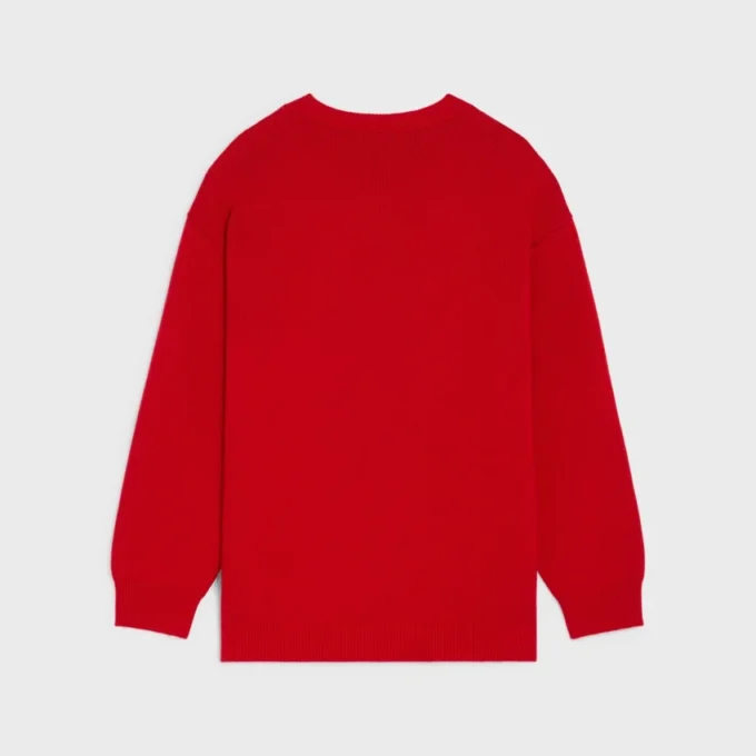 Maglione oversize con scollo a V in cashmere Maglione oversize con scollo a V in cashmere