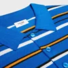 Maglione polo a maniche corte in cotone pregiato