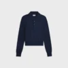 Maglione polo in cotone pregiato Maglione polo in cotone pregiato