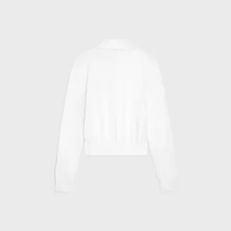 Maglione polo in cotone pregiato