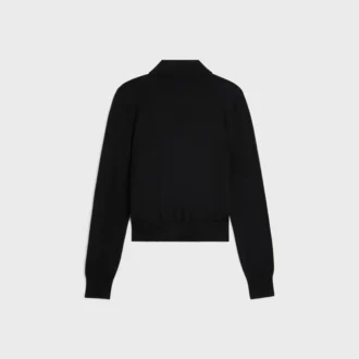 Maglione polo in cotone pregiato