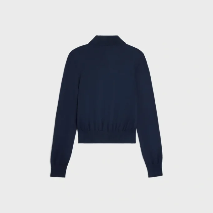 Maglione polo in cotone pregiato Maglione polo in cotone pregiato