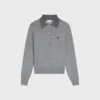 Maglione polo in fine cashmere e seta Maglione polo in fine cashmere e seta