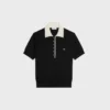 Maglione polo in fine cashmere e seta Maglione polo in fine cashmere e seta