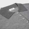 Maglione polo in fine cashmere e seta Maglione polo in fine cashmere e seta