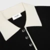 Maglione polo in fine cashmere e seta Maglione polo in fine cashmere e seta