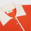 Maglione polo in fine cashmere e seta Maglione polo in fine cashmere e seta