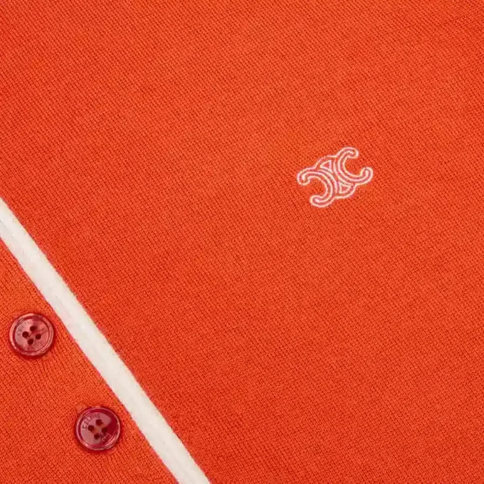 Maglione polo in fine cashmere e seta Maglione polo in fine cashmere e seta