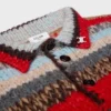 Maglione polo in moulé di alpaca e lana Maglione polo in moulé di alpaca e lana