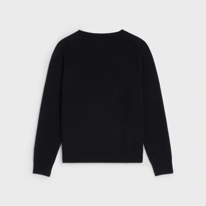 Maglione Triomphe con scollo a V in cashmere Heritage Maglione Triomphe con scollo a V in cashmere Heritage