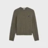 Maglione Triomphe in cashmere a trecce Maglione Triomphe in cashmere a trecce