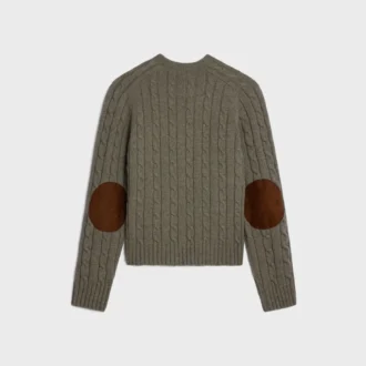 Maglione Triomphe in cashmere a trecce