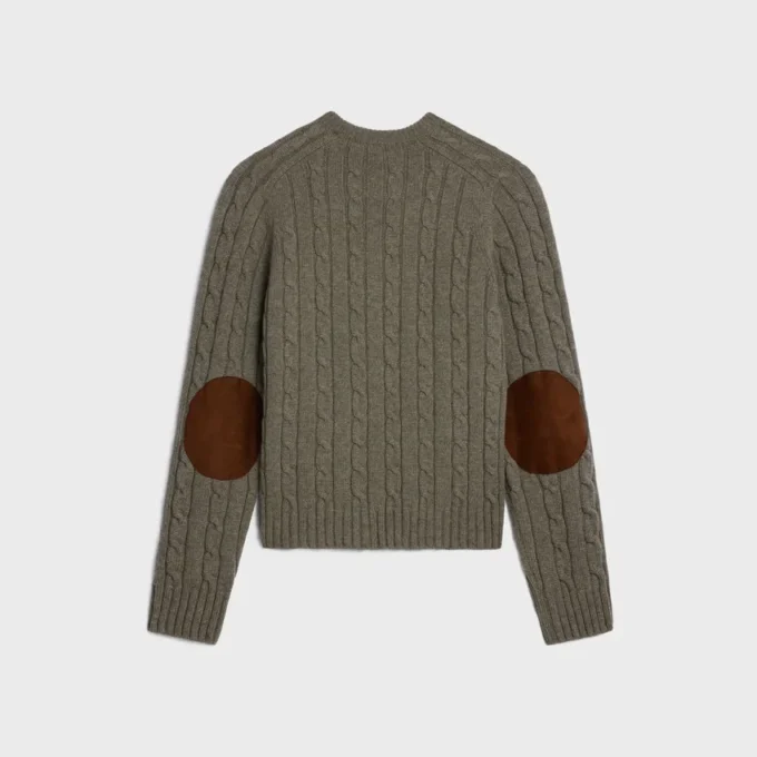 Maglione Triomphe in cashmere a trecce Maglione Triomphe in cashmere a trecce