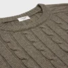 Maglione Triomphe in cashmere a trecce Maglione Triomphe in cashmere a trecce