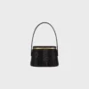 Minaudière CELINE Nina in pelle di vitello scamosciata con strass Minaudière CELINE Nina in pelle di vitello scamosciata con strass