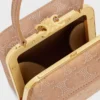 Minaudière Lana di CELINE in pelle di vitello scamosciata con strass Triomphe Minaudière Lana di CELINE in pelle di vitello scamosciata con strass Triomphe