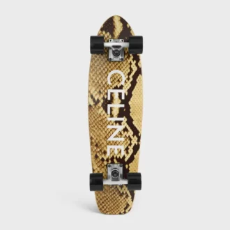 Mini Cruiser in legno con pitone e stampa CELINE