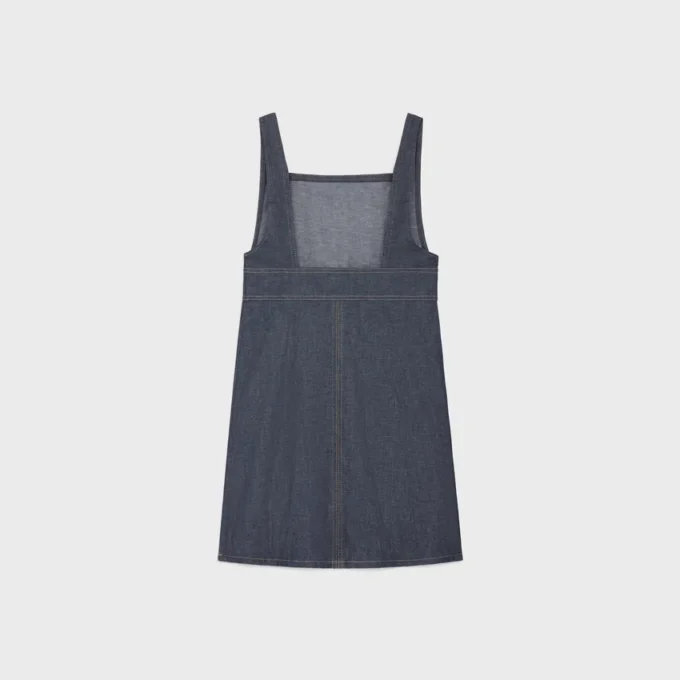 Miniabito a impero in denim Raw Wash Miniabito a impero in denim Raw Wash
