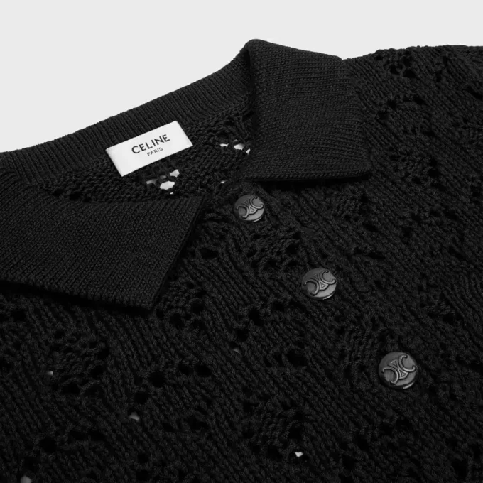 Miniabito in cotone pointelle Miniabito in cotone pointelle