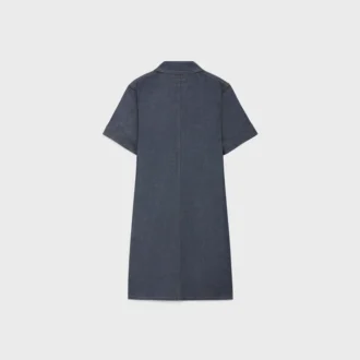 Miniabito in denim raw wash