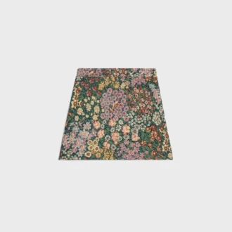 Minigonna in jacquard di cotone