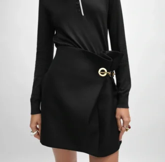 Minigonna in lana mohair Minigonna in lana mohair