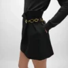 Minigonna in lana mohair