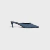 Mule CELINE Alma Triomphe in denim Mule CELINE Alma Triomphe in denim