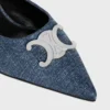 Mule CELINE Alma Triomphe in denim Mule CELINE Alma Triomphe in denim