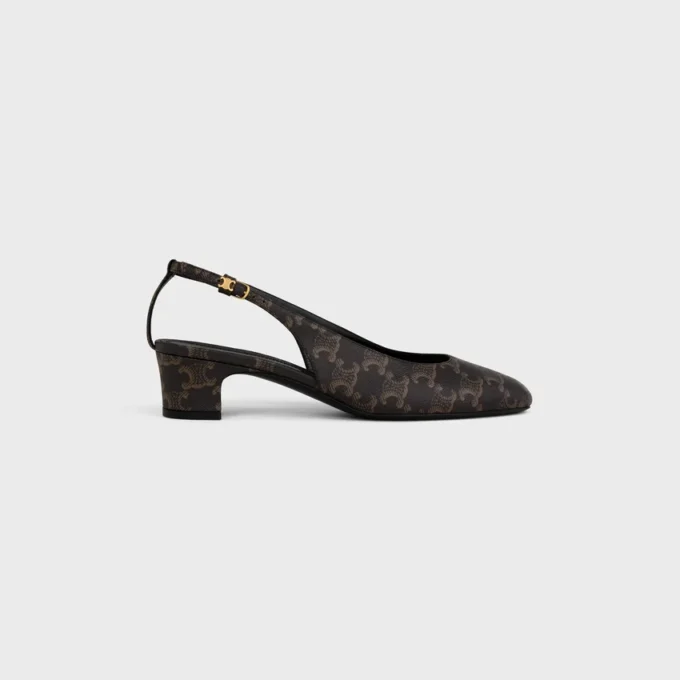 Neo City Slingback in tessuto rivestito Triomphe Neo City Slingback in tessuto rivestito Triomphe